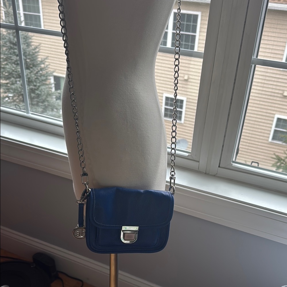Audrey Brooke Blue Chain Strap Women's Bag